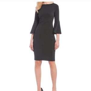 Calvin Klein Bell Sleeve Sheath
Dress - Grey